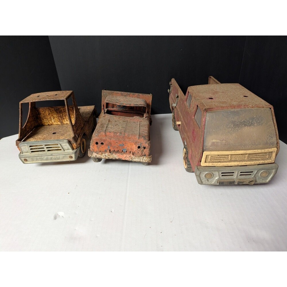 Lot Of Vintage Tonka Vehicles (Rough Condition)